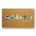 Corkboard Congrats Card