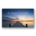Calming Waters Sympathy Card