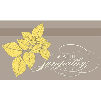 Naturally Caring Sympathy Card