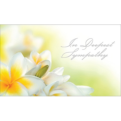 Sweet Lilies Sympathy Card