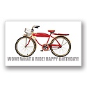 What a Ride Birthday Card
