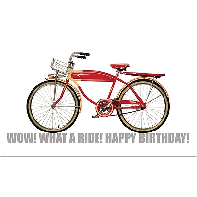 What a Ride Birthday Card
