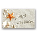 On the Beach Anniversary Card