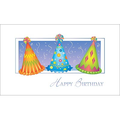 Party Hat Trio Birthday Card