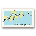 Charming Floral Thinking of You Card