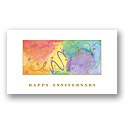 Stars and Streamers Anniversary Card