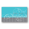 Faint Flourish Congratulations Card