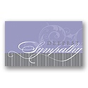 Faint Flourish Sympathy Card