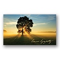Ray of Light Sympathy Card