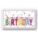 Confetti Jubilee Card - Verse Only