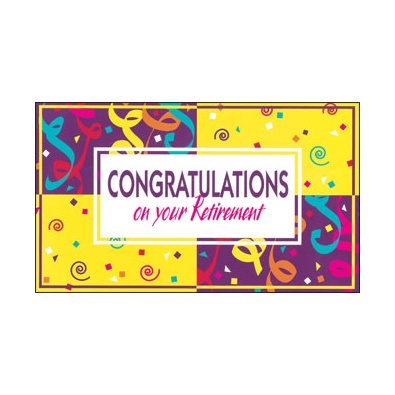Vibrant Confetti and Streamers Card