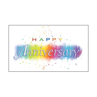 Anniversary Rainbow Card