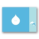 Recycled Raindrop Wishes Card