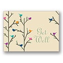Recycled Get Well Birds Card