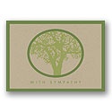 Recycled Sympathy Given Card