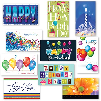 Birthday Card Assortment