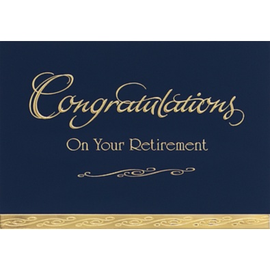 Classic Retirement Card