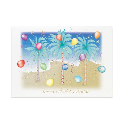 Birthday Beach Card