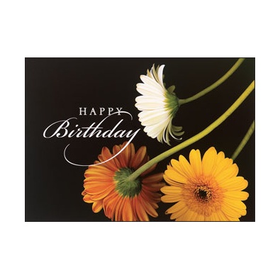 Birthday Flowers Card