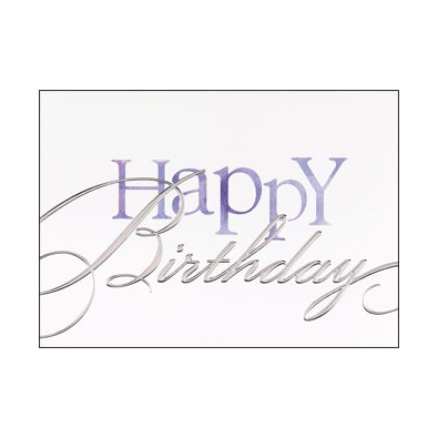 Sterling Birthday Card