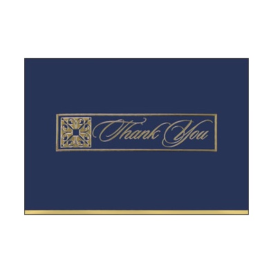 Gilded Thank You Card