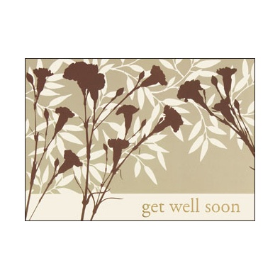 Get Well Foliage Card
