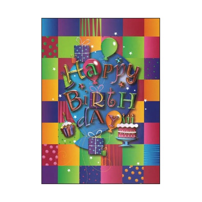Checkered Surprise Card