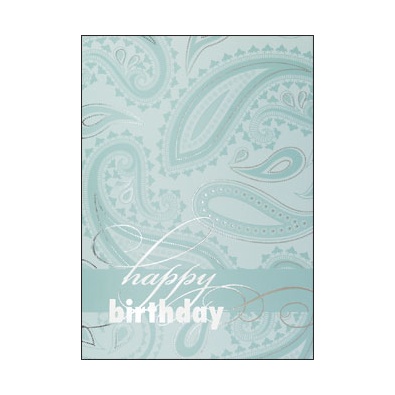 Birthday Paisley Card