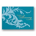 Flourish in Teal Card