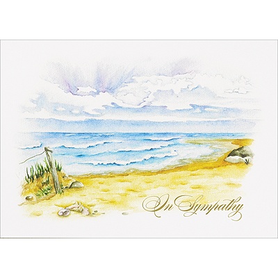 Watercolor Sympathies Card