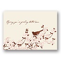 Bird Among Blossoms Card