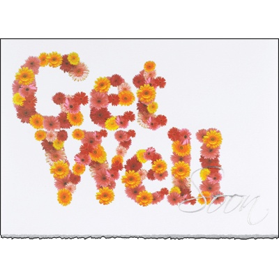 Daisy Charm Get Well Card