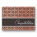 Copper Damask Retirement Card
