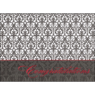 Classic Congrats Greeting Card
