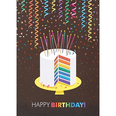 Big Slice Birthday Card