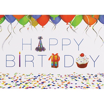 Party Room Birthday Card