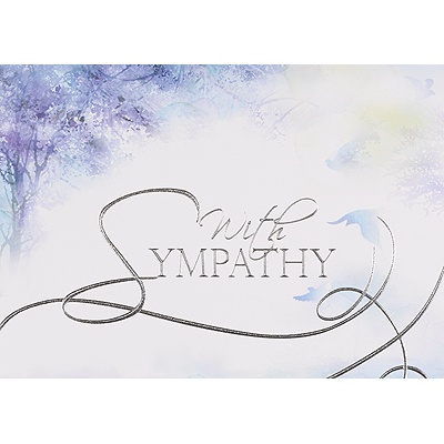 Sent with Sympathy Card