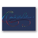 Rainbow Congrats Card