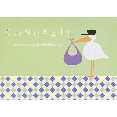 Special Delivery Congratulations Card