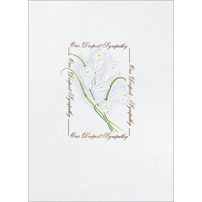 Calla Lily Bouquet Card