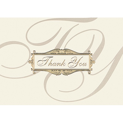 Scripted Thank You Card