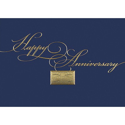Regal Anniversary Card