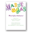 Mardi Gras! Party Invitation