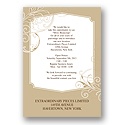 Elegant Details in Gold Party Invitation