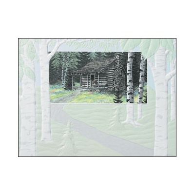 Cabin Retreat Card