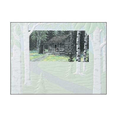 Cabin Retreat Card - Verse Only