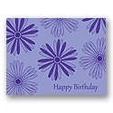 Value Birthday Card - Light Purple Floral