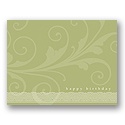 Value Birthday Card - Olive Formal