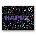 Value Birthday Card - Confetti