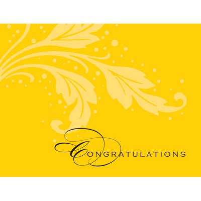 Value Congratulations Card - Basic Words